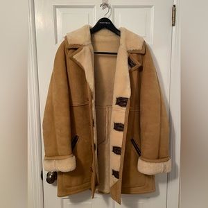 French Creek Shearling and Suede Jacket